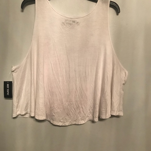 Hot topic DISTRESSED AMERICAN FLAG CROP TANK TOP💥 - Picture 6 of 6